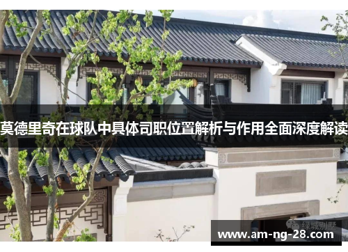 莫德里奇在球队中具体司职位置解析与作用全面深度解读